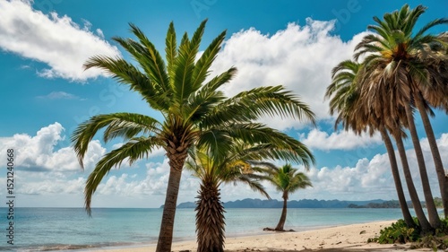 palm trees on the beach