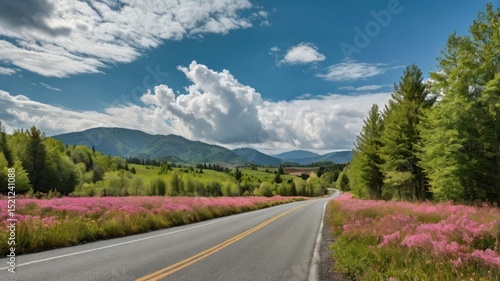 road in mountains
