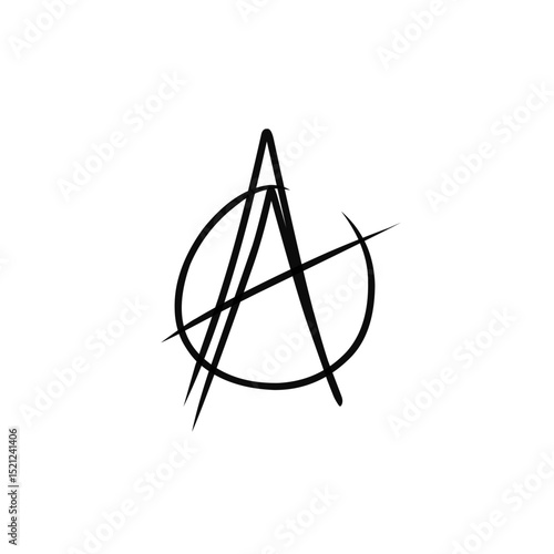 anarchist symbol icon
