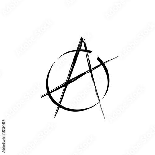 anarchist symbol icon
