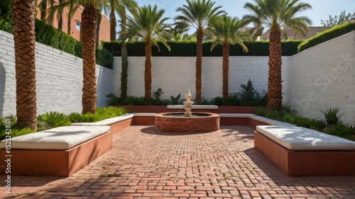 Tranquil Courtyard Oasis