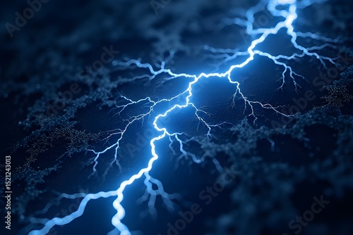 Wallpaper Mural lightning in the night sky Torontodigital.ca