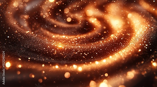 Swirls of Chocolate and Caramel Elegance