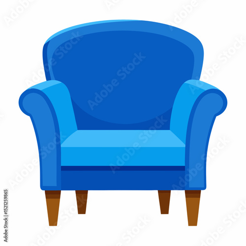 armchair isolated on white