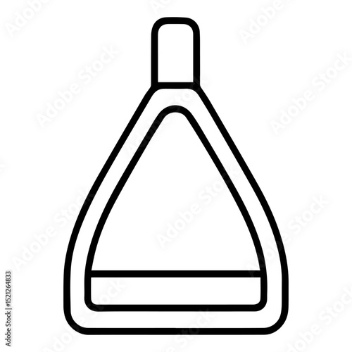 icon Climber stirrup on white background vector
Vector line icon rock climbing, mountaineering, tourism