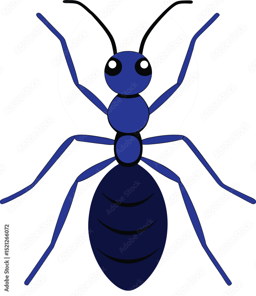 vector illustration of a cartoon bug vector illustration of a cartoon bug