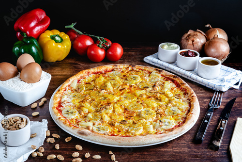 Картината върху платно Pizza Africana