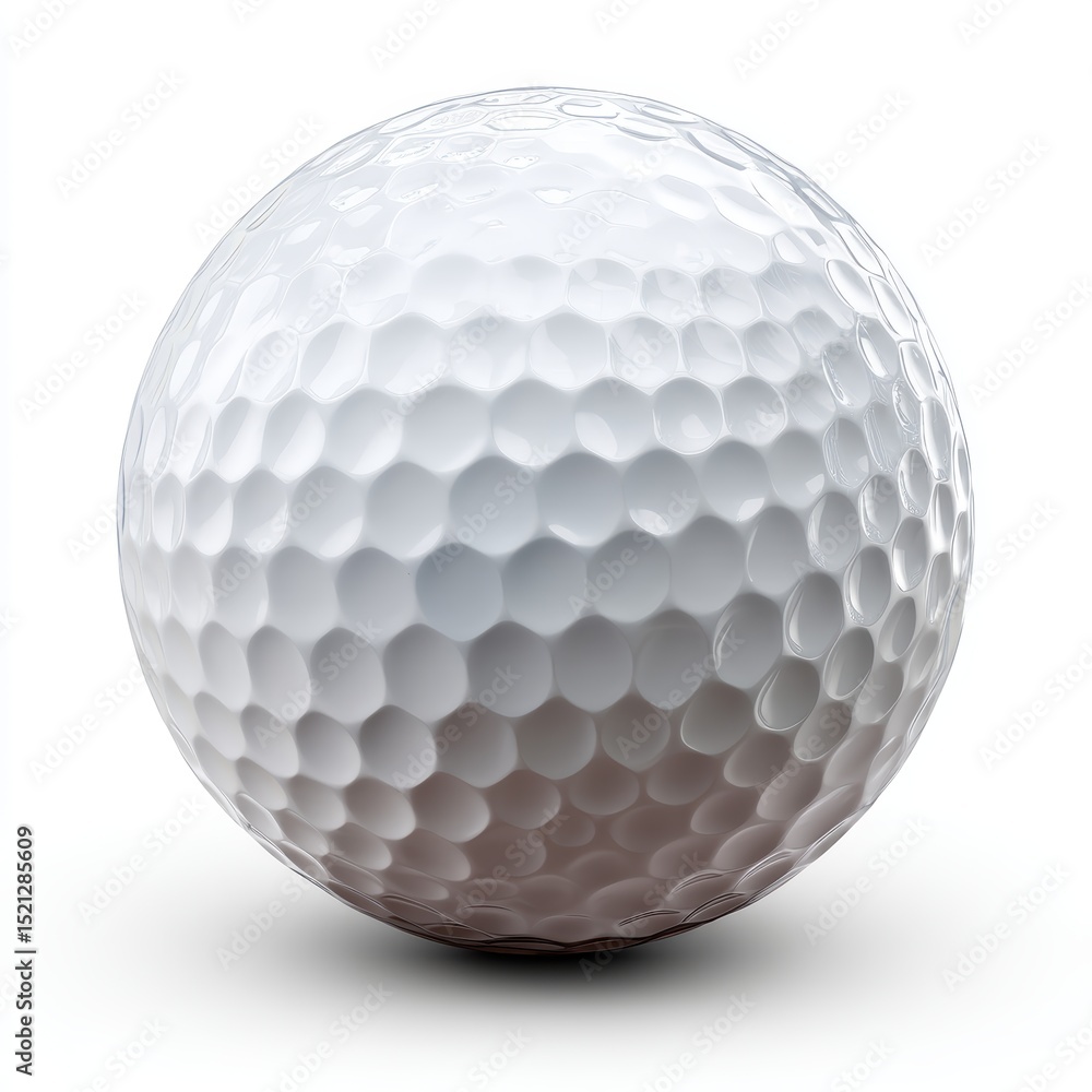 Golf ball isolated on clean white background Golf ball isolated on clean white background