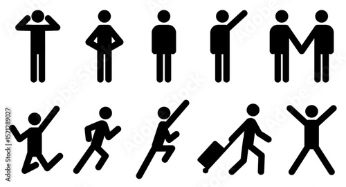 人・人物・人間のピクトグラムアイコン4