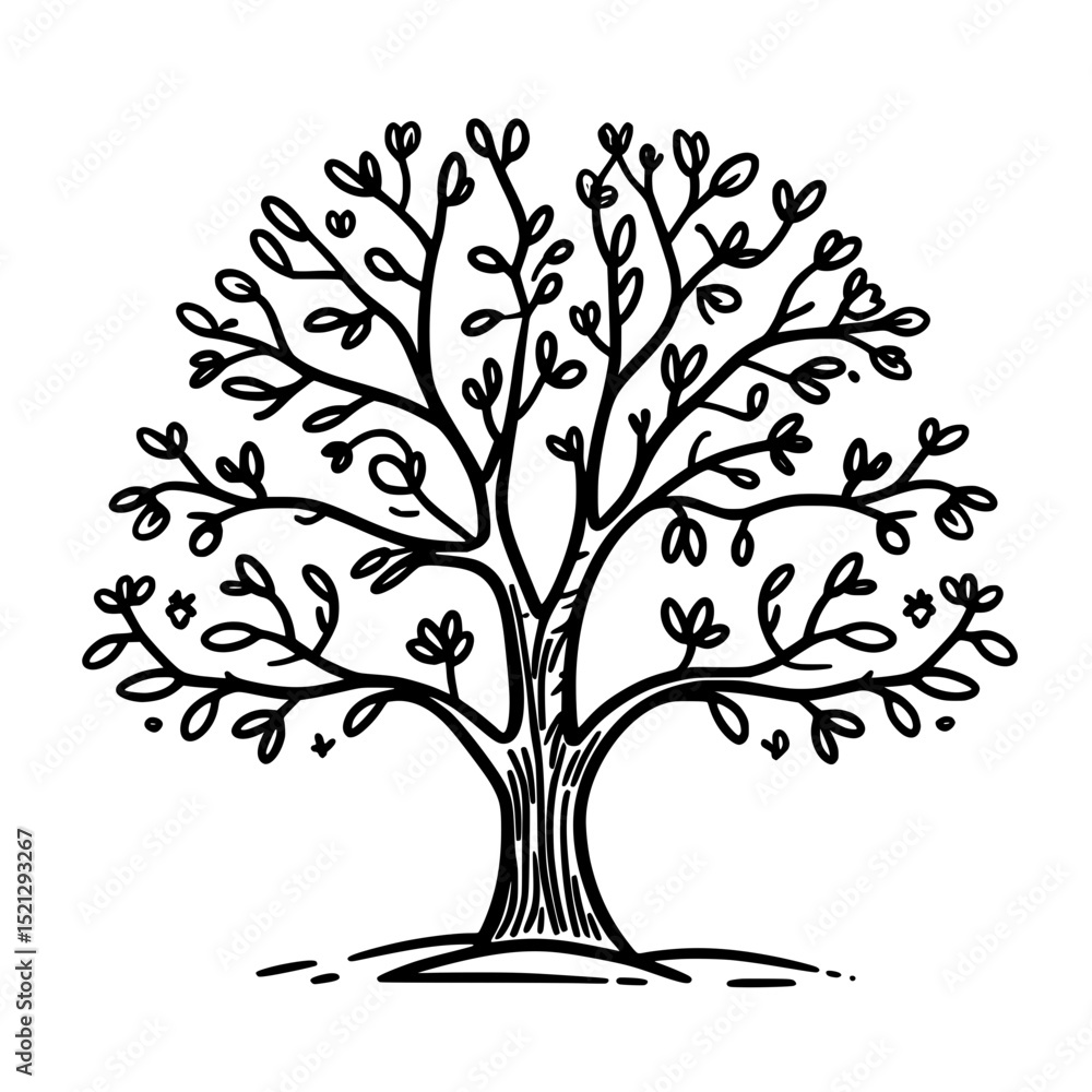 Fototapeta premium Tree Silhouette