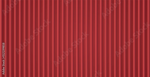 Black panoramic background cargo container red color - Vector illustration