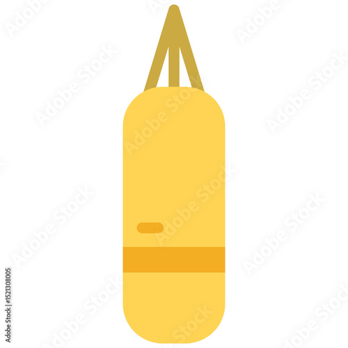 heavy bag flat icon