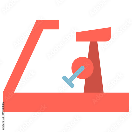 exercise bicycle flat icon