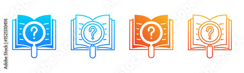 Scrutiny icon sheet multiple style collection