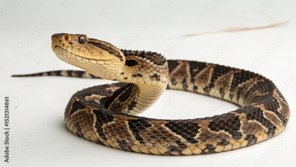 Fer-de-lance Snake on studio background Fer-de-lance Snake on studio background