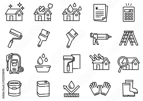 リフォームアイコン04　Renovation icons