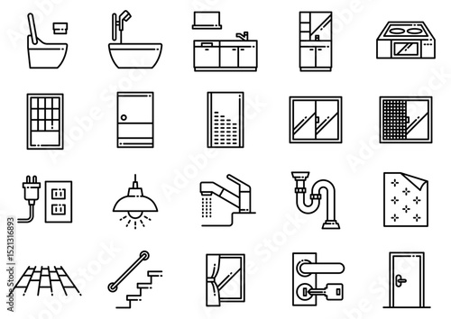 リフォームアイコン07　Renovation icons