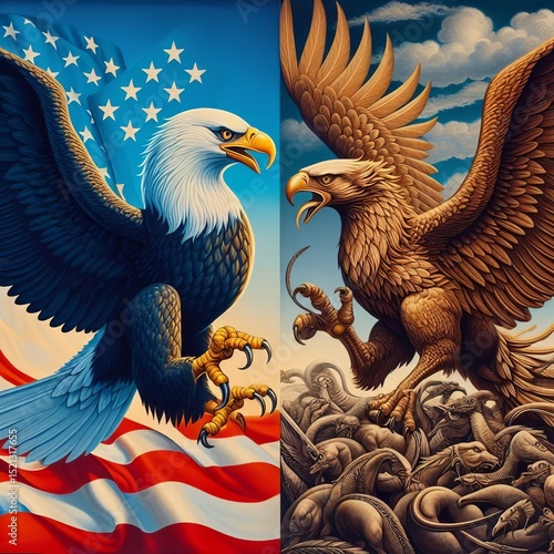 Symbolic vs imperial symbolism elsewhere