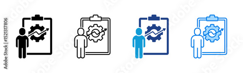 Self Development icon sheet multiple style collection