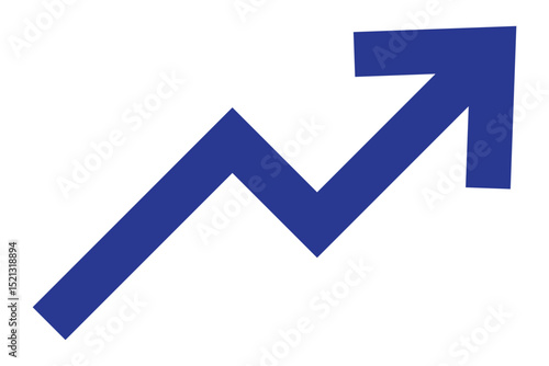 Graph going Up and Down sign with green and red arrows vector. Flat design vector illustration concept of sales bar chart symbol icon with arrow moving down and sales bar chart with arrow moving up