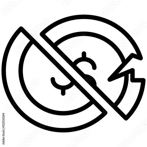 Collapse  icon for bankruptcy , website, application, printing, document, poster design, etc