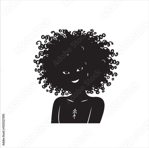 Afro woman