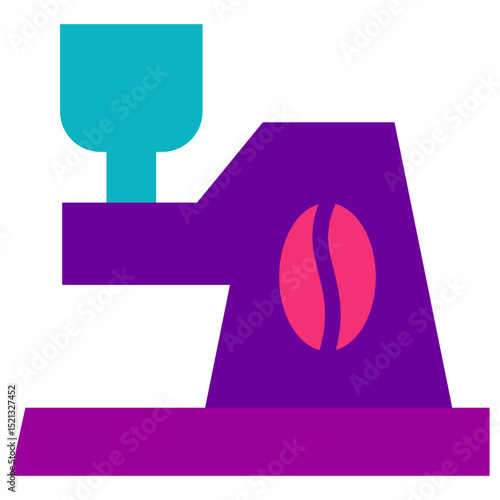 coffee grinder flat icon