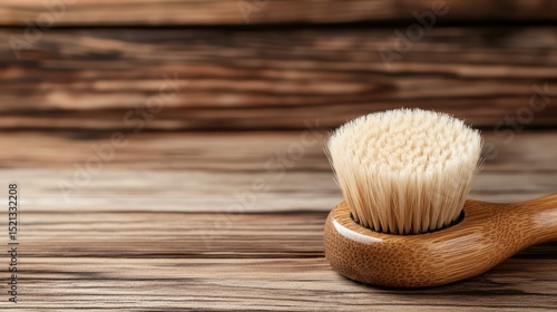 A beautifully crafted bamboo brush with soft bristles, highlighting the importance of sustainable materials and craftsmanship in modern grooming and personal care products.