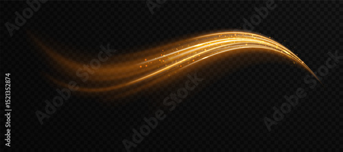 Light air curve dances through neon fog. Winter gust flows in elegant swirl line. Vector swoosh shows controlled clean movement. Cold wind ripple adds festive design style.