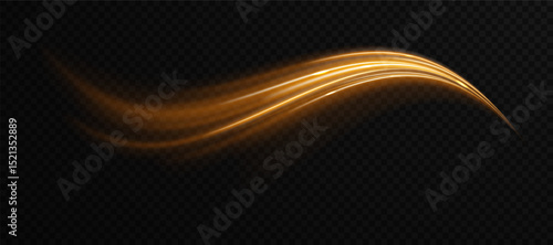 Air streak flows in soft looping ribbon. Winter wind sweeps across transparent composition. Speed glow effect simulates futuristic motion. Curved air path adds movement to layout.