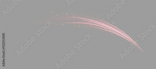 Red light twister with bright glow, spiral energy and curved motion particles. Use for fantasy flames, digital trails, dramatic effects or intense power-themed compositions.