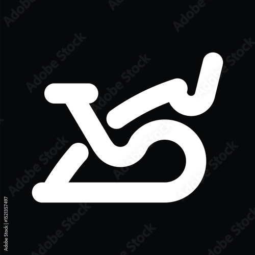 Icon Fitness And Healty Vector