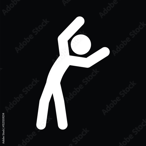 Icon Fitness And Healty Vector