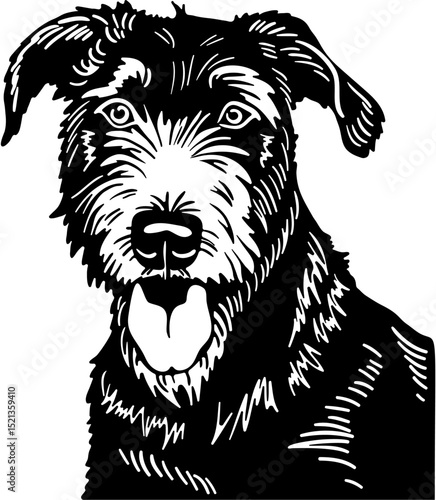 Irish Wolfhound Dog SVG Clipart for Cricut and Silhouette Crafts

