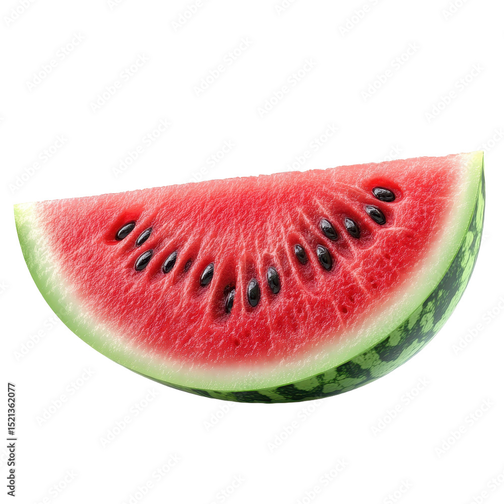 Watermelon slice isolated on transparent background. PNG. Watermelon slice isolated on transparent background. PNG.
