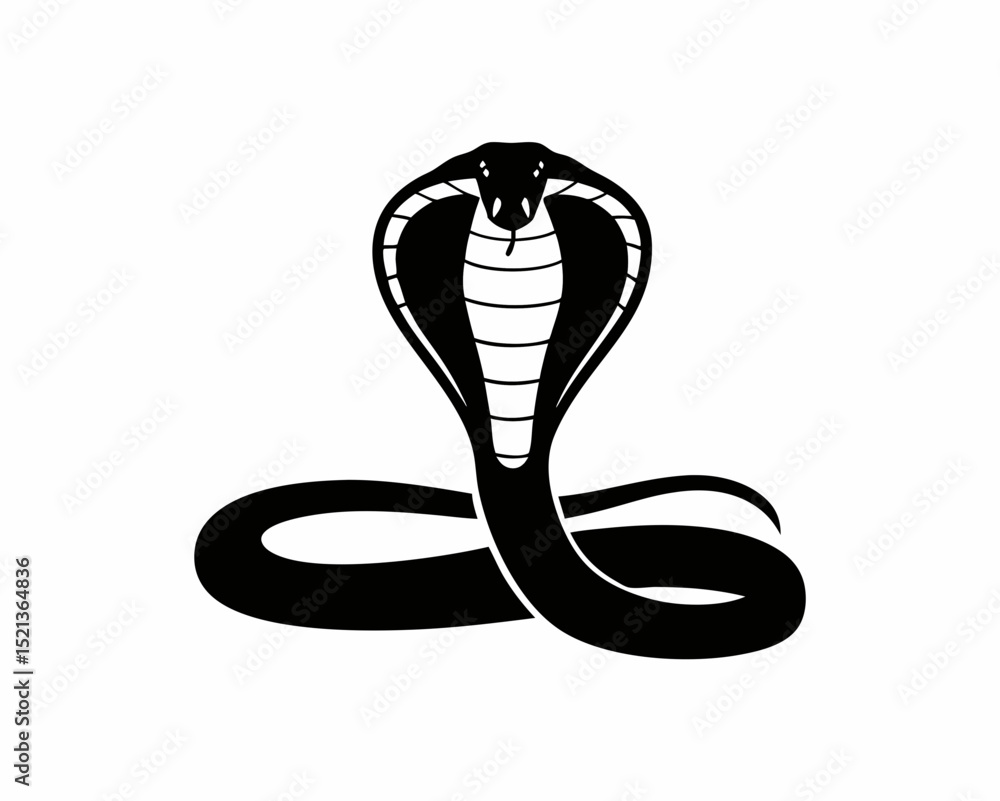 Fototapeta premium Cobra silhouettes