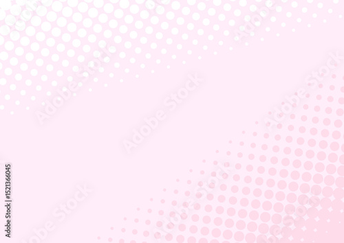 ピンク　グラデーション　ドット　パターン　抽象　背景 　イラスト　ベクター
