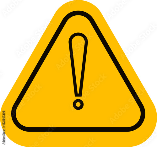 Warning danger triangle icon set. Vector isolated on transparent background hazardous apps and website material symbol in trendy style. Globally harmonized system all classes caution