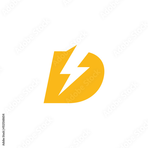 Free Download Initial D letter logo design. Letter D logo. - GFXLoad