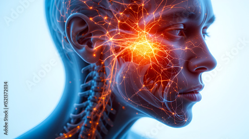 Trigeminal neuralgia chronic pain of facial TMD injury ophthalmic maxillary mandibular sensation central nervous system immune attacks myelin