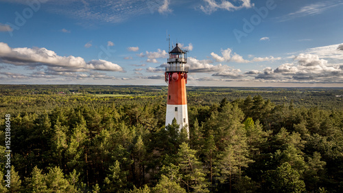 lighthouse on the coast, Stilo, Poland