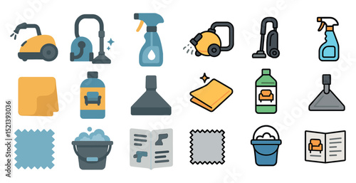 Cleaning tools and supplies for efficient home and office maintenance