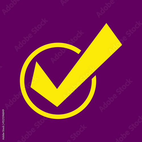 Check Mark trendy artwork fascinating abstract vector illustration colorful practical design
