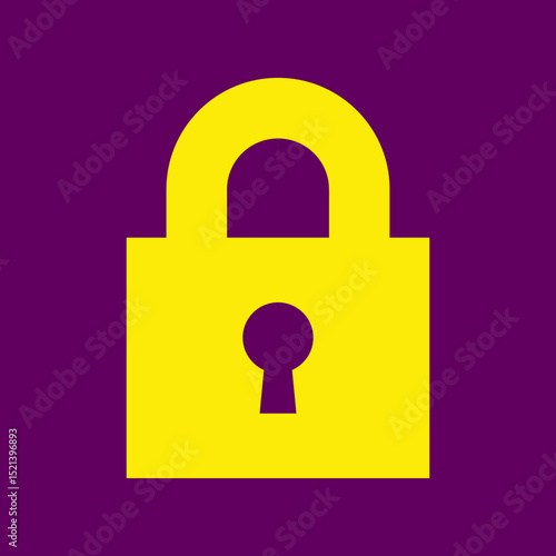Lock trendy artwork fascinating abstract vector illustration colorful practical design