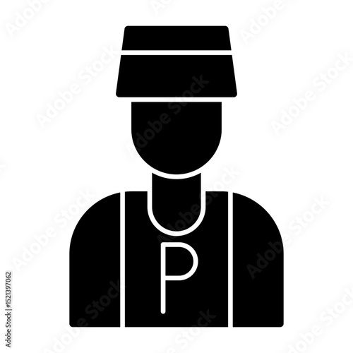 Parking attendant Icon