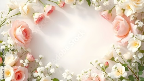 Wallpaper Mural spring flowers frame Torontodigital.ca