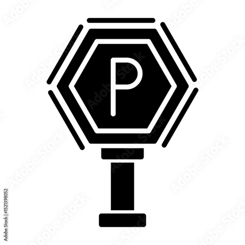 Parking restricted zone Icon