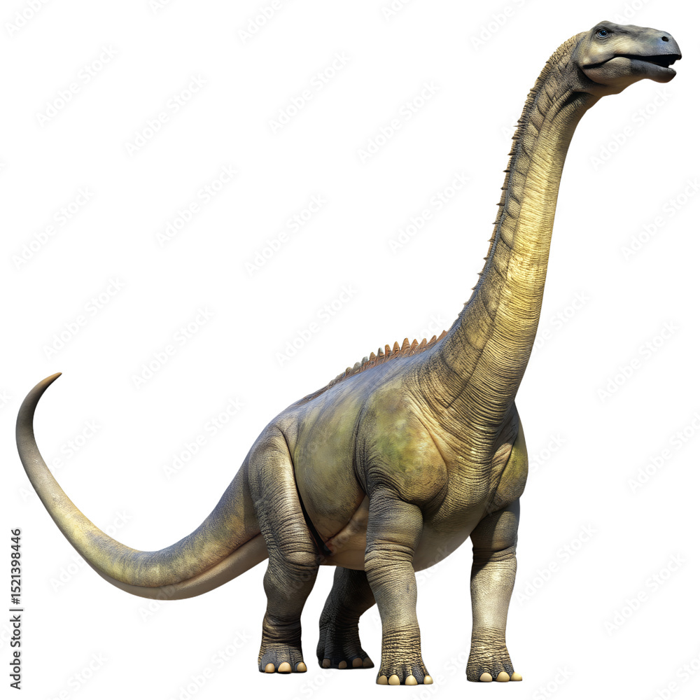 Fototapeta premium Apatosaurus Louisae Zuniceratops Christopheri isolated on transparent background