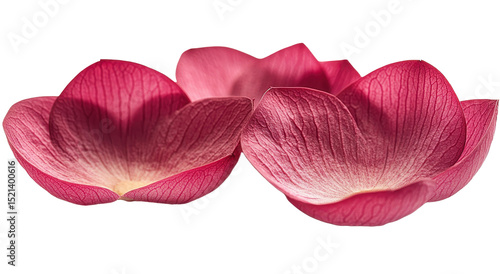 Lotus petals isolated on transparent background. PNG.