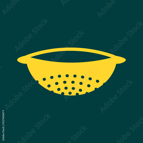 Kitchen Strainer trendy artwork good abstract vector illustration colorful applied design